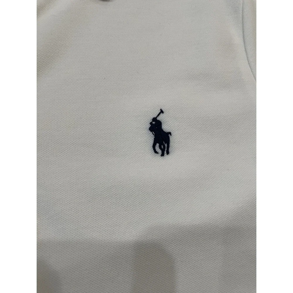 NWT Boy's Ralph Lauren Olympic Team USA Polo Size‎ Small White Mesh Logo Shirt